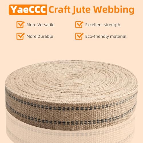 Image of YaeCCC Chair Webbing (Black, 2 inchx33Yd)