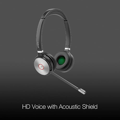 Miniatura 2 de Global Teck Worldwide GTW Yealink WH66 Duo Stereo Teams - Auriculares DECT certificados, se conecta al escritorio, PC/Mac, Softphones - Funciona con