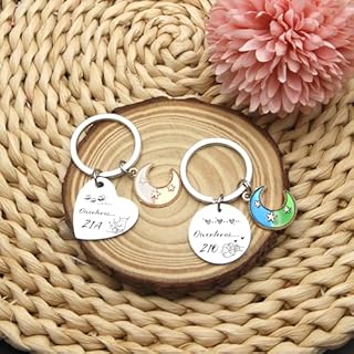 FGHJK Regalo Zia e Zio Portachiavi Zia e Zio Idee Regalo per Gli Zii Idee Regalo per Zia e Zio Regalo di Compleanno per Zia Regalo di Natale per Zia Zio (1)