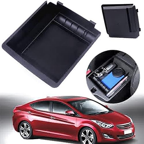 Organisateur d'accoudoir boîte de rangement console voiture Hyundai Elantra MD - 6