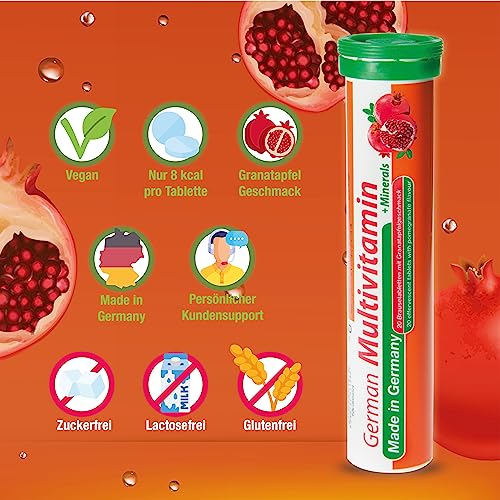 Multivitamin Brausetabletten mit Mineralien von T&D Pharma