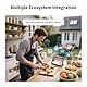 Aqara G100, 2K Sicherheitskamera für Innen & Außenbereich, HomeKit Secure Video, 2-Wege-Audio, Scheinwerfer Farb/IR Nachtsicht, KI-Erkennung,140°Sichtfeld, HomeKit, Alexa,Google,IFTTT, Weiß