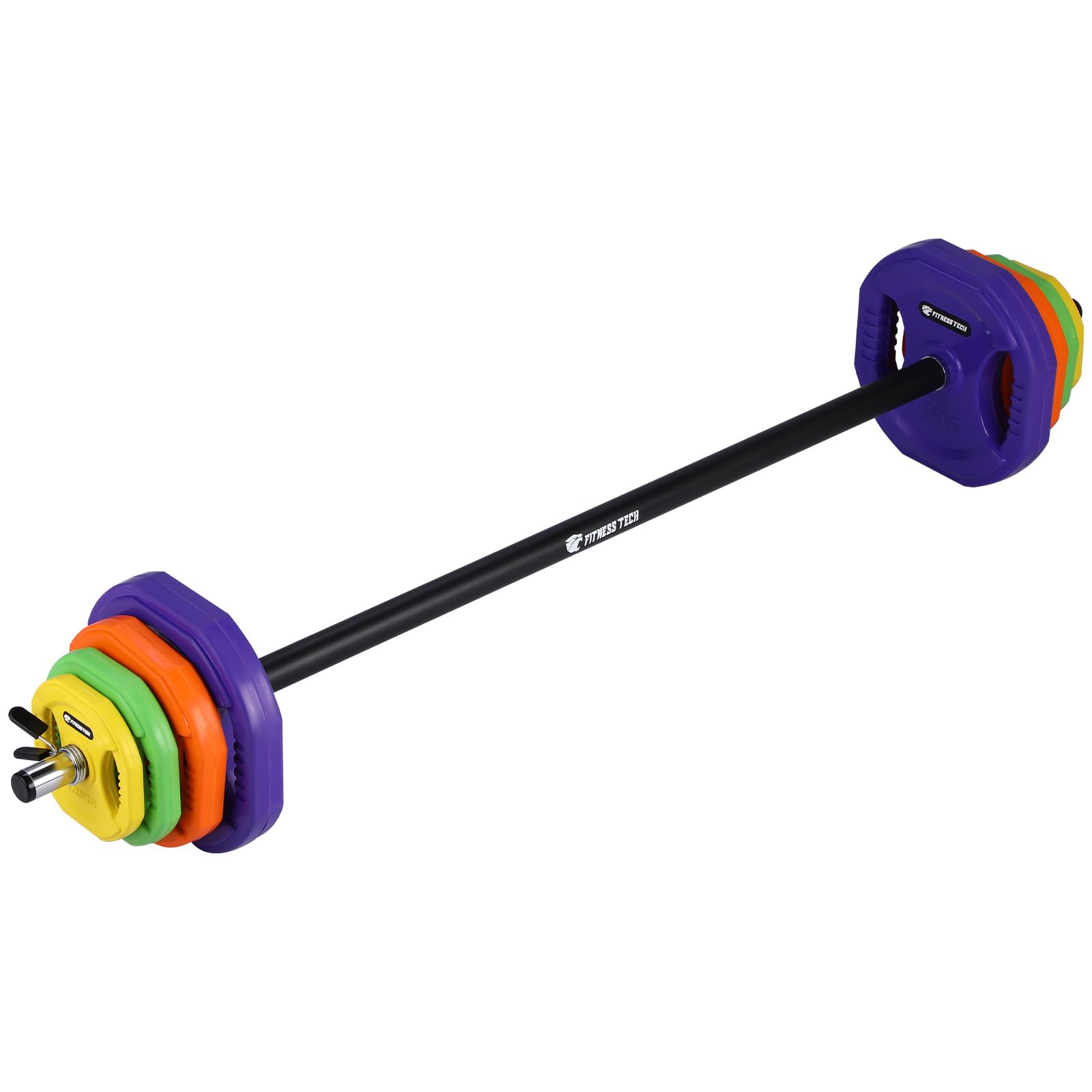 Set Completo de Pesas y Barra - Body Pump - Entrenamiento Funcional - Definición, Musculación y Entrenamiento (40KG)