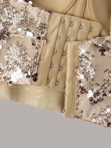 Soutien gorge rave Yk à bretelles fines pour top femme de fête