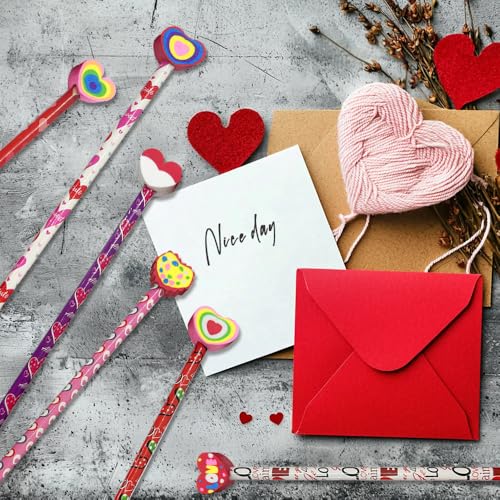 Lápices de grafito assortidos 36 pcs para San Valentín miniatura 3