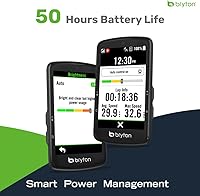 Vista 5 de Bryton Rider S810 3.5 pulgadas pantalla táctil GPS para bicicleta/computadora de ciclismo, batería de 50 horas, mapas y navegación fuera de línea