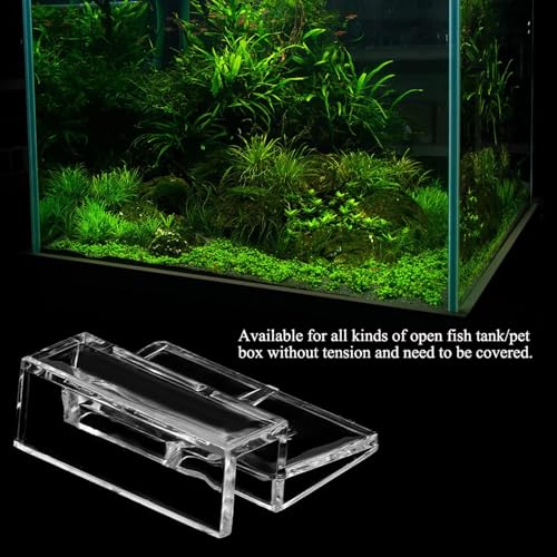 Cyrank 20PCS Aquariums Fish Tank Acrylic Clips - Image 2