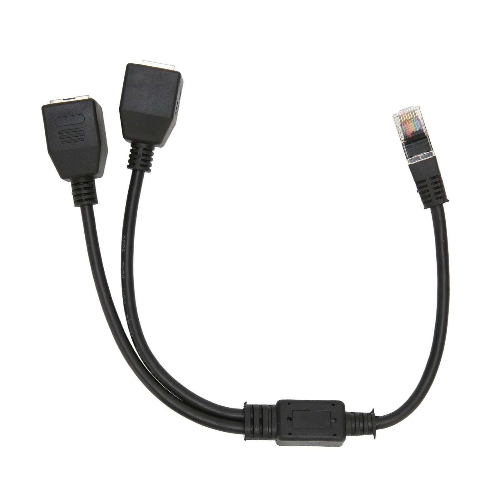 Zunate Cavo sdoppiatore Ethernet Adattatore di Rete RJ45, Cat5 RJ45 Adattatore per Cavo Internet da 1 Maschio a 2 Femmine per Router di Computer, Scatola di Rete, Modem a Fibra Ottica