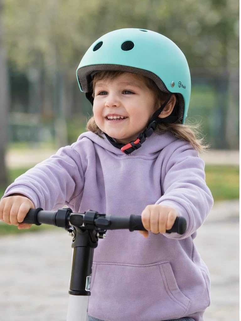 Youin Casco Infantil Ajustable Mint para Bicicleta y Patinete, Homologado EN1078, Ligero con Ventilación y Forro Extraíble, Tallas S 48-53 cm y M 54-57 cm