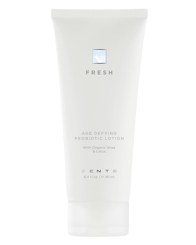 Loção corporal e para as mãos Zents Fresh com ácido hialurônico, manteiga de karité e óleo de coco, 190 mL