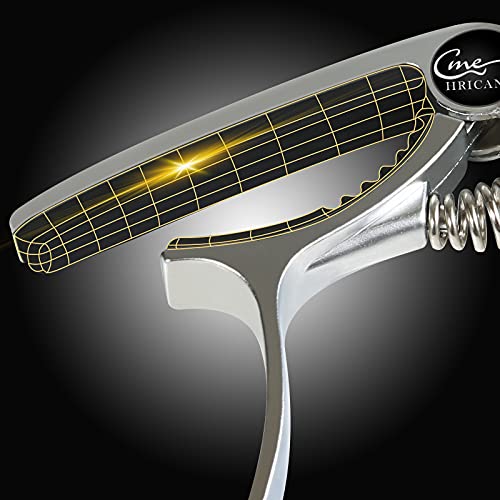 Hricane Capodastre pour guitare acoustique à changement rapide avec 3 médiators - Les Beatles, Paul McCartney, John Lennon, RIngo Starr, George Harrison Hricane Capodastre pour guitare acoustique à changement rapide avec 3 médiators – Image 4