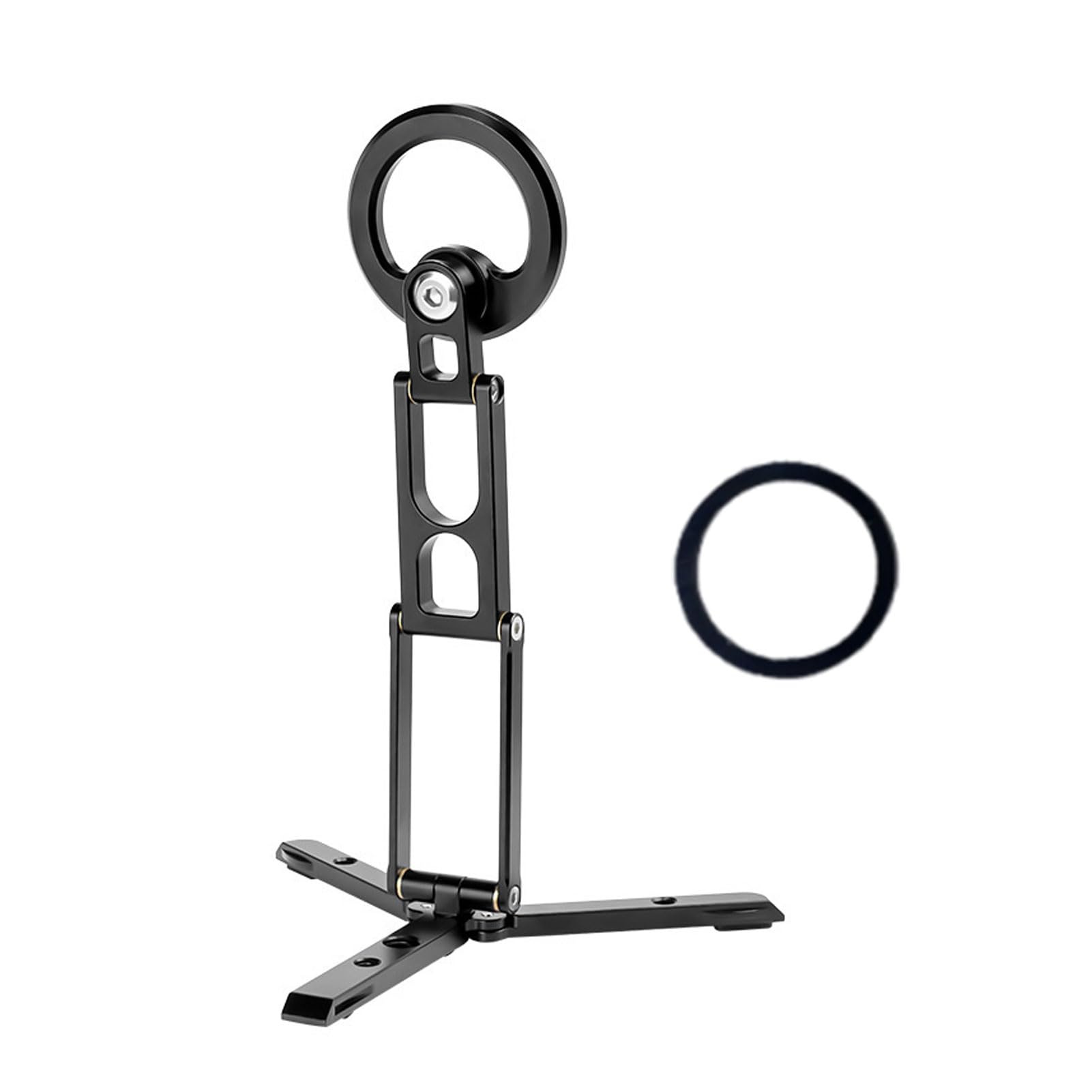 Cryfokt Supporto Magnetico per Telefono, Stand Pieghevole in Lega di
