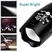 Linterna LED,Recargable USB Alta Potencia 2000 LM Super Brillante Antorcha Táctica Militar...