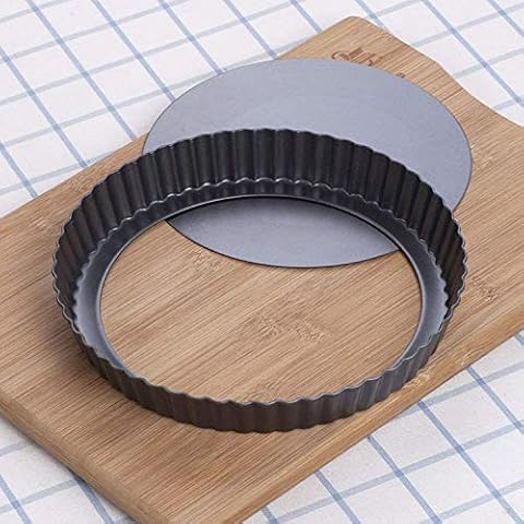 RICHSC-PAN Non-Stick Tart Pan with Removable Bottom Cover