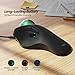 Nulea Wireless Ergonomic Trackball Mouse, Rechargeable, Bluetooth Rollerball Mouse, 44mm Index Finger Trackball, 5 Adjustable DPI, Compatible with PC, Laptop, iPad, Mac, Windows, Android