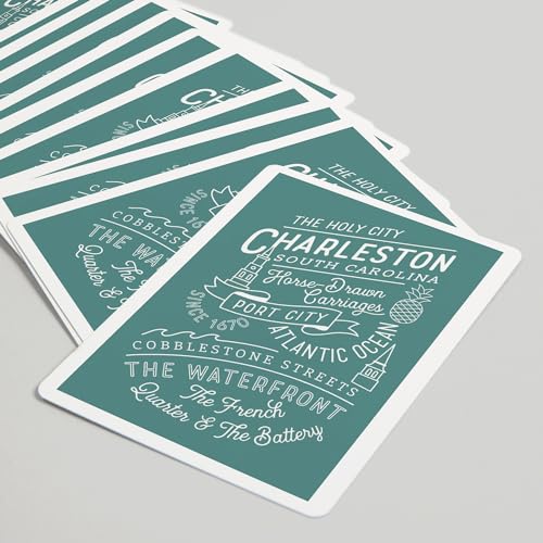 Lantern Press Charleston South Carolina Set 52 Naipes miniatura 5
