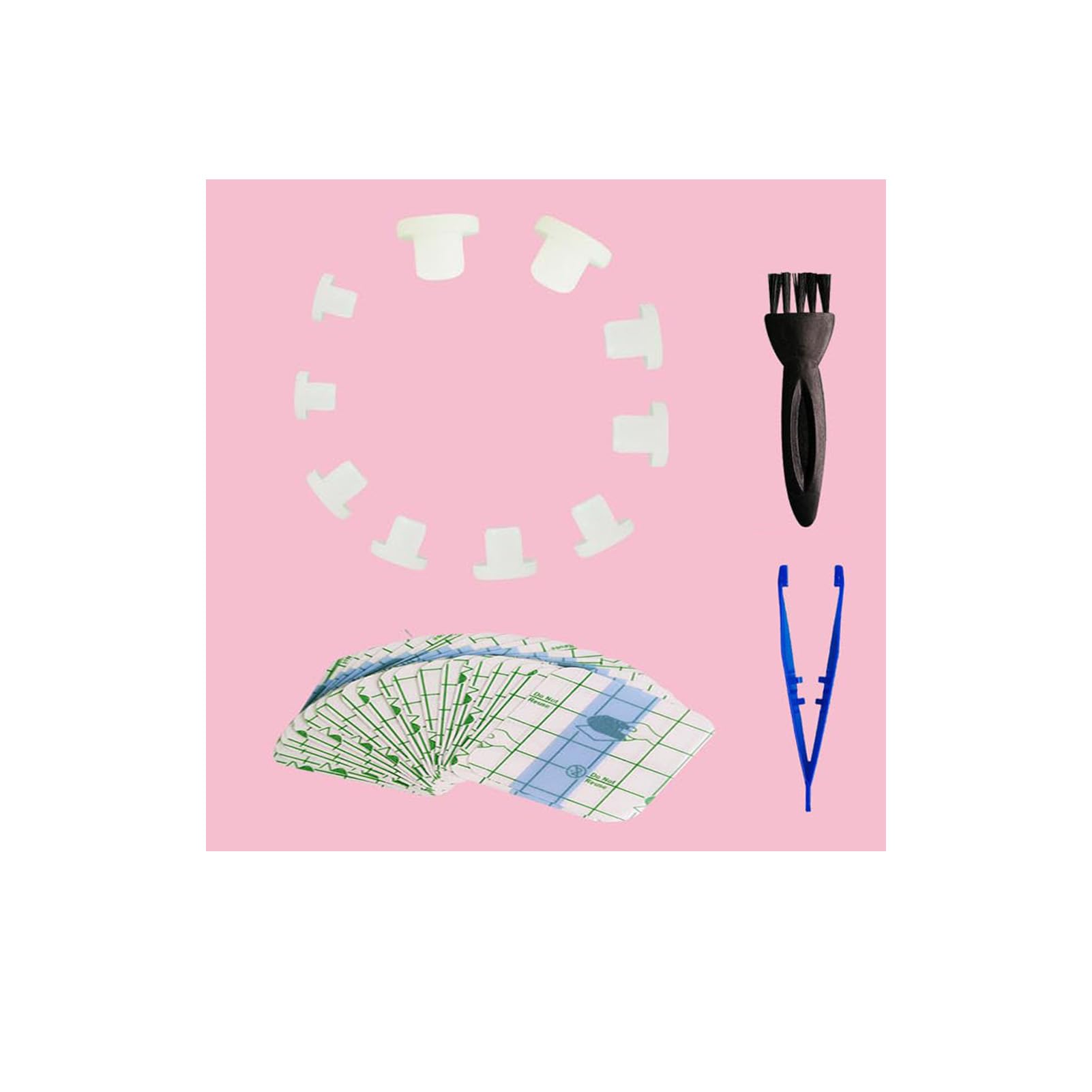Lot De 10 Bouchons De Nombril En Silicone - Pour Hernie Ombilicale Ou Après Liposuccion, Avec Ruban - 8