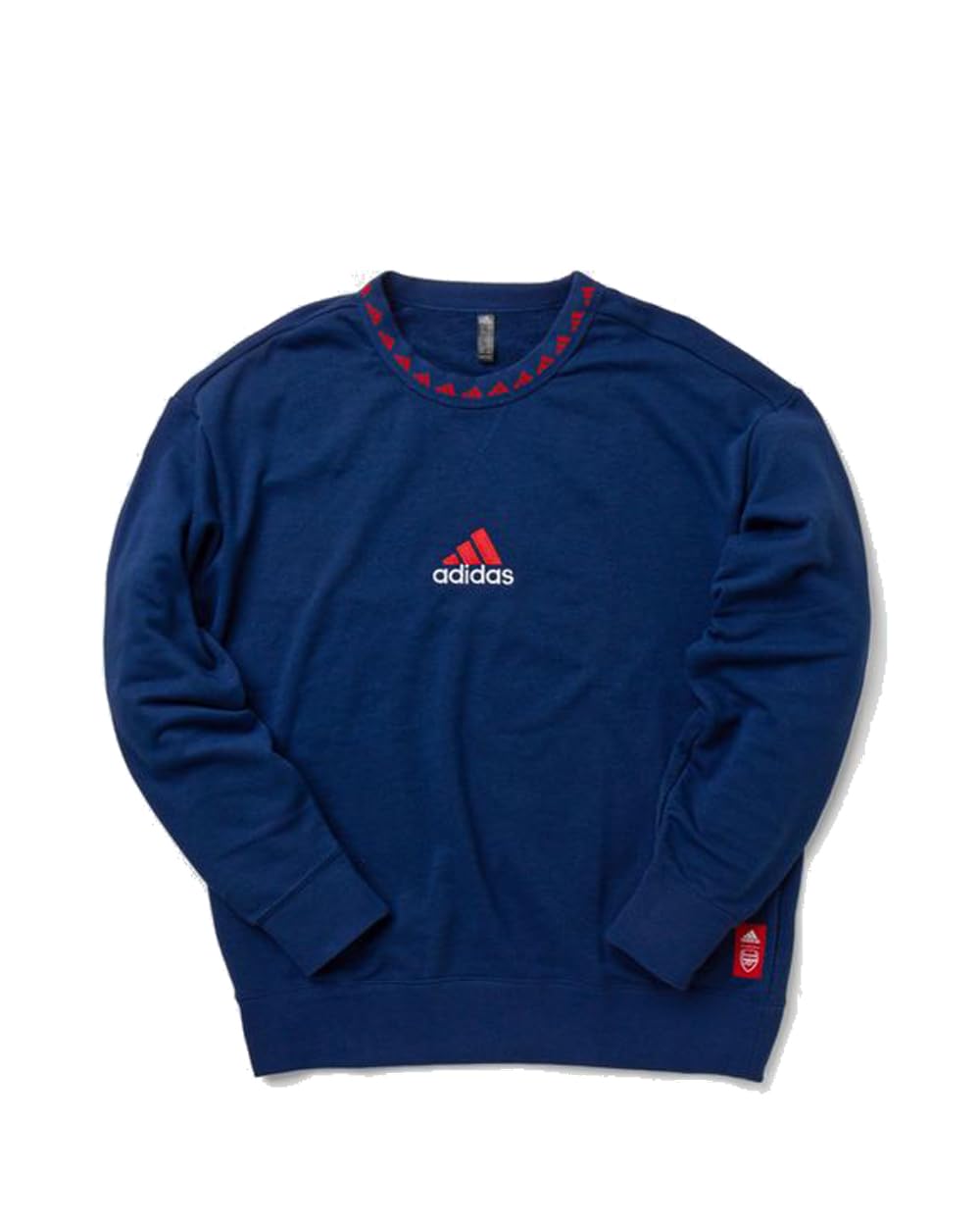 adidas Mens AFC Arsenal FC Soccer Team Icon Crewneck Pullover Sweater, Blue, X-Small