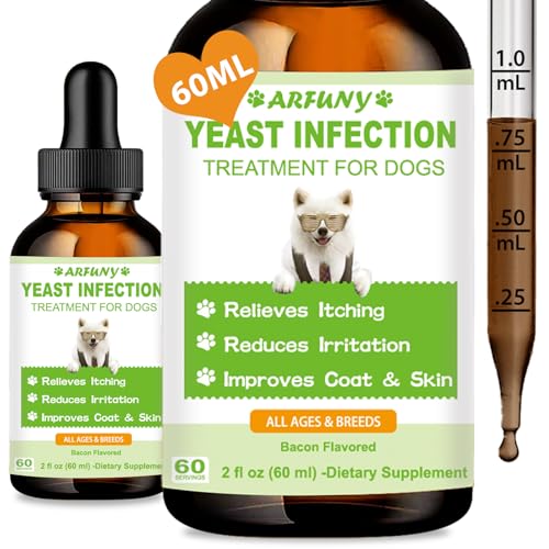 Tratamiento natural de levadura para perros – Alivio del picor, inflamación y alergias – Alivio...