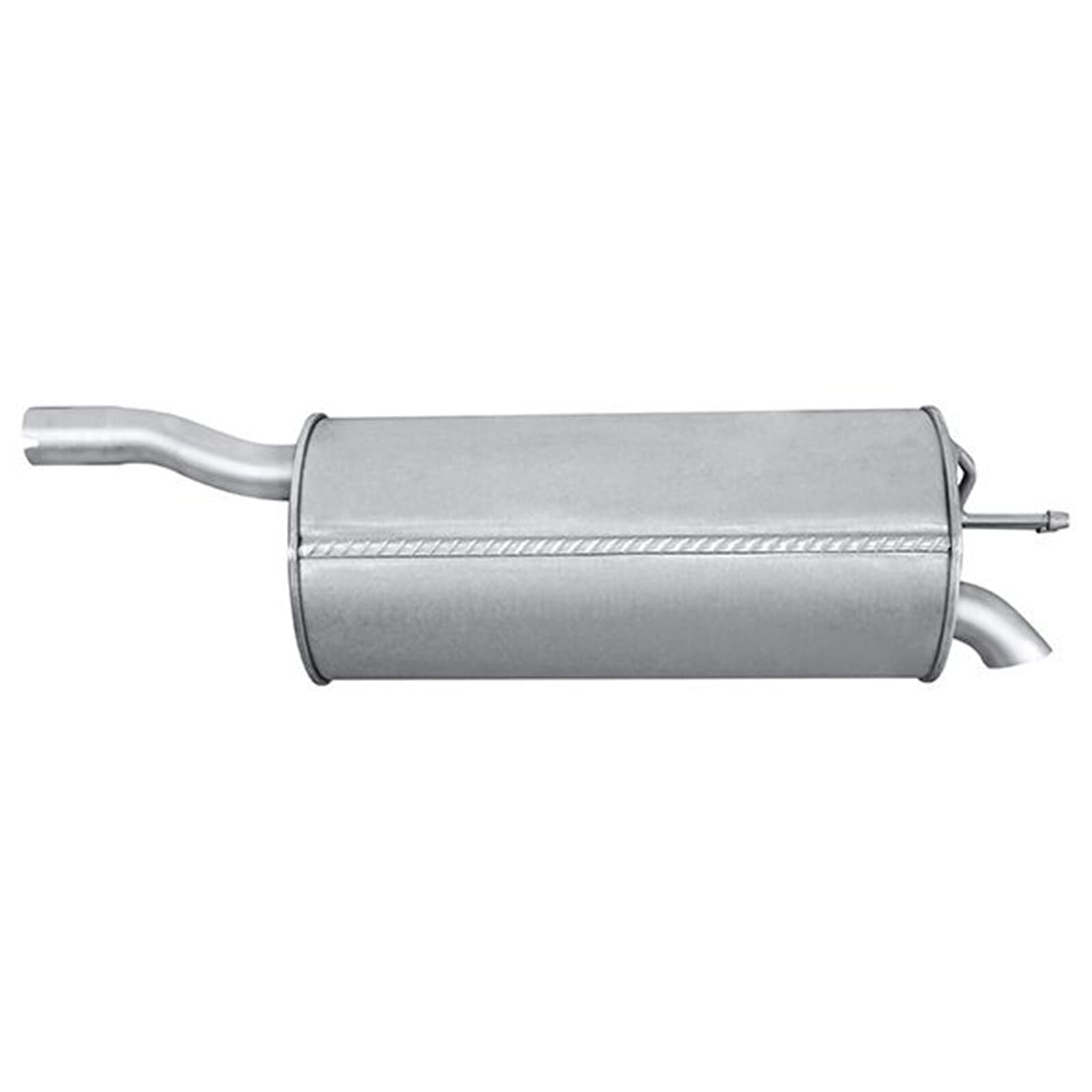 HELLA 8LD 366 029-271 Tłumik końcowy - Easy2Fit® Kit - z tyłu - jednoczęściowy - Komplet z elementami do montażu