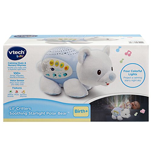 VTech Lil' Critters Starlight Polar Bear – Battery-Powered Sound Machine & Night-Light Projector — view 6