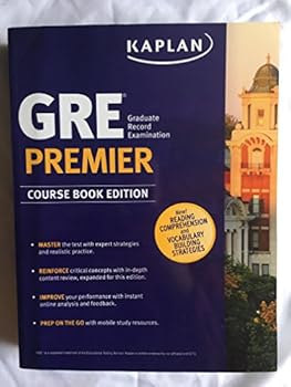 Paperback Kaplan GRE Premier Course Book Edition Book