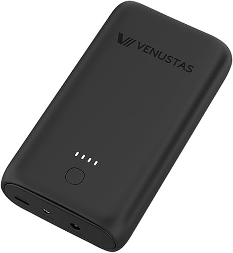 Venustas Batería de 7.4V12V para chalecos calefactados, chaquetas con calefacción y sudaderas con capucha, banco de energía de 10000 mAh a 7.4 V