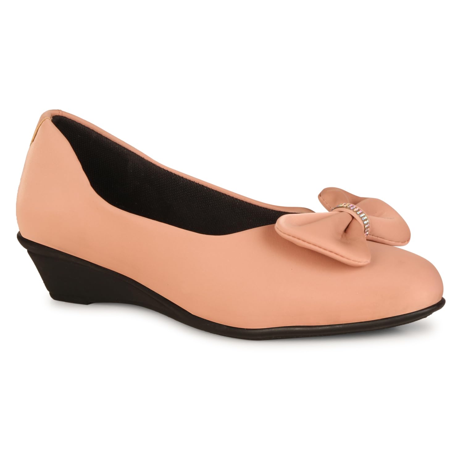 commander shoes casual formal bellies for Girls and Women (718 Peach 8UK)-image-11