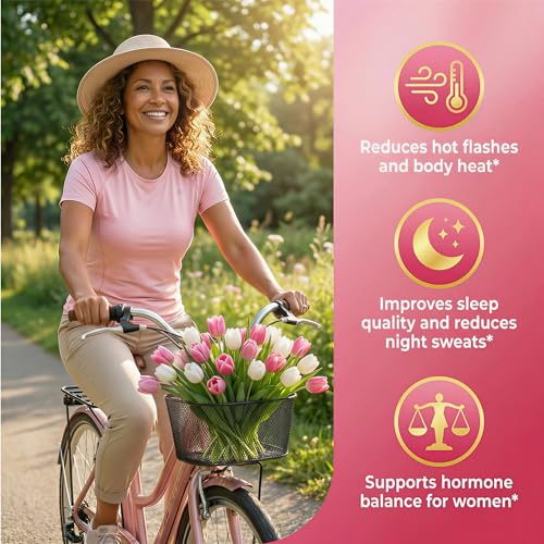 Image of Menopause Gummies Supplement for Women w / Red Clover, Black Cohosh for Hot Flashes, Menopause Support Vitamins + Ashwagandha Probiotics, Over 50 Hormone Support Balance Gummies Sugar Free, Vegan 60ct