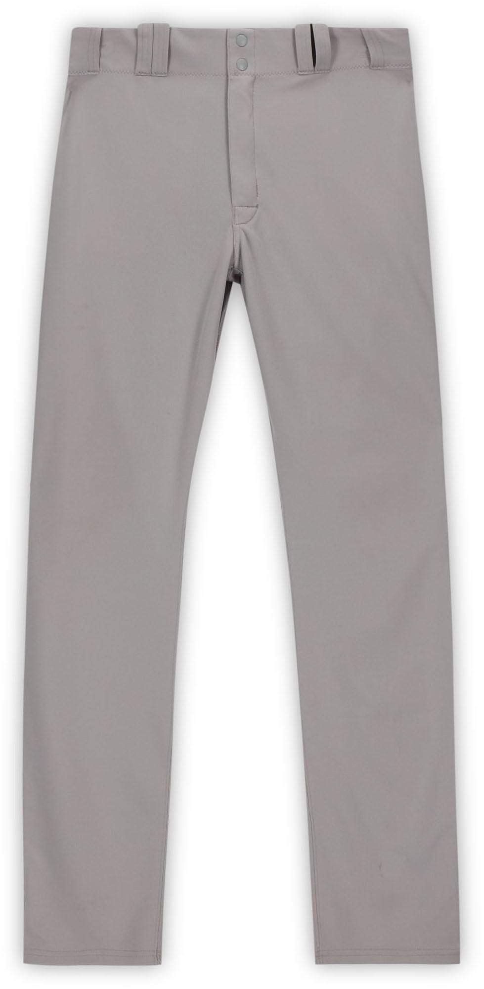 Rob Refsnyder New York Yankees Game-Used #38 Gray Pants vs. Toronto Blue Jays on September 26, 2016 
