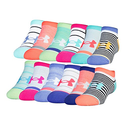 Under Armour UA Essential Mix Masters No Show – 6-Pack YLG Assorted