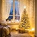 JMEXSUSS 200 LED String Lights Indoor Outdoor Clear Wire, Connectable Warm White Christmas Lights for Bedroom, 66 Ft Twinkle Fairy Classroom Light Plug in for Home Wedding Tree Yard Patio Decor