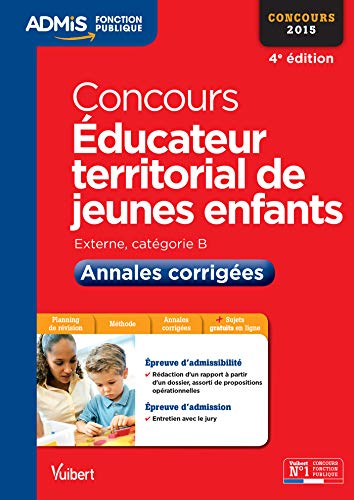 Concours éducateur territorial de jeunes enfants - Annales corrigées