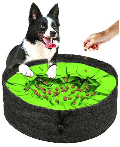 TNFUU Schnüffelteppich Hunde Intelligenzspielzeug für Hunde Intelligenz Hundespielzeug Hunde Schnüffelmatte Waschbar Faltbar, Schnüffelspielzeug, Schnüffelteppich Hund für große & kleine Hunde Katzen Cover