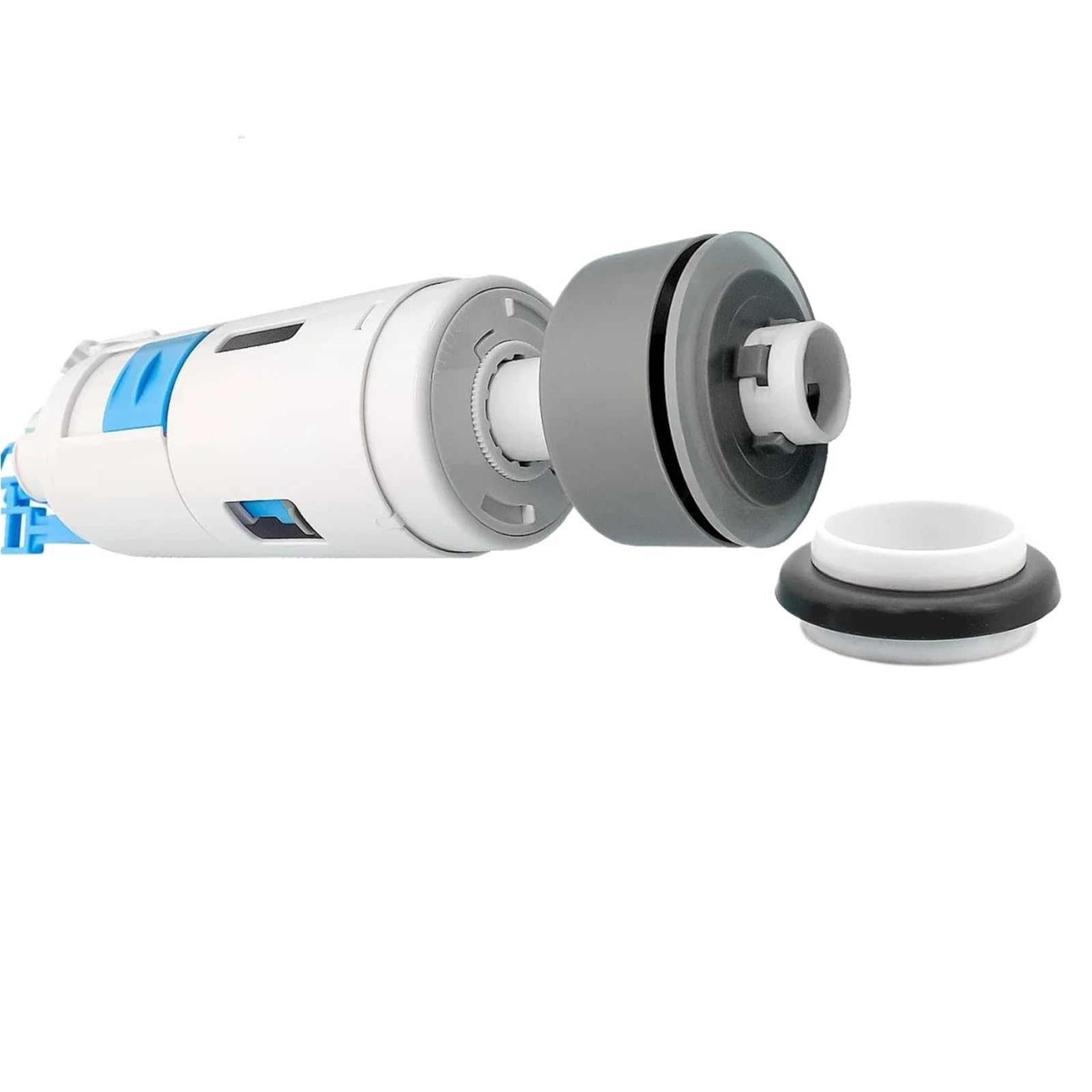Reemplazo de válvula de Descarga de Inodoro Oculta, Modelo de botón pulsador de Doble Descarga, Compatible con inodoros de una Pieza.