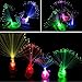 Herefun Finger Licht 20Pcs LED Bunt Leuchten Finger Spielzeug Taschenlampe Licht Pfau Licht, LED Leuchtspielzeug Mitgebsel Kinder Geburtstag Party Supplies