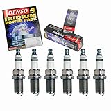 6 pc DENSO Iridium Power Spark Plugs compatible with Lexus ES350 3.5L V6 2007-2016