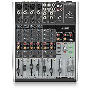 Behringer 1204USB Premium Mixer, 12-input 2/2-bus met XENYX microfoon-voorversterkers en compressors, British EQ, en USB…