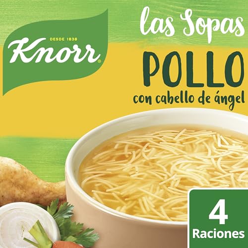 Knorr Sopa Deshidratada de Pollo, con Cabello de Ángel, 68 gr