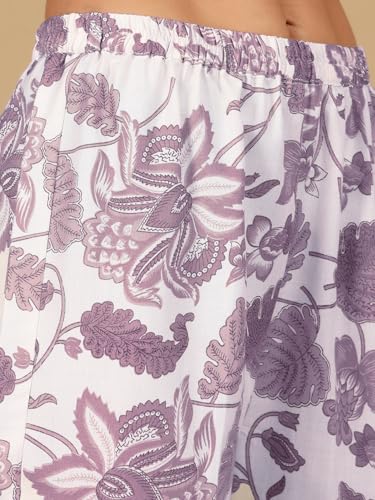 Image of Varanga Women Round Neck Bold Print Co Ord Set