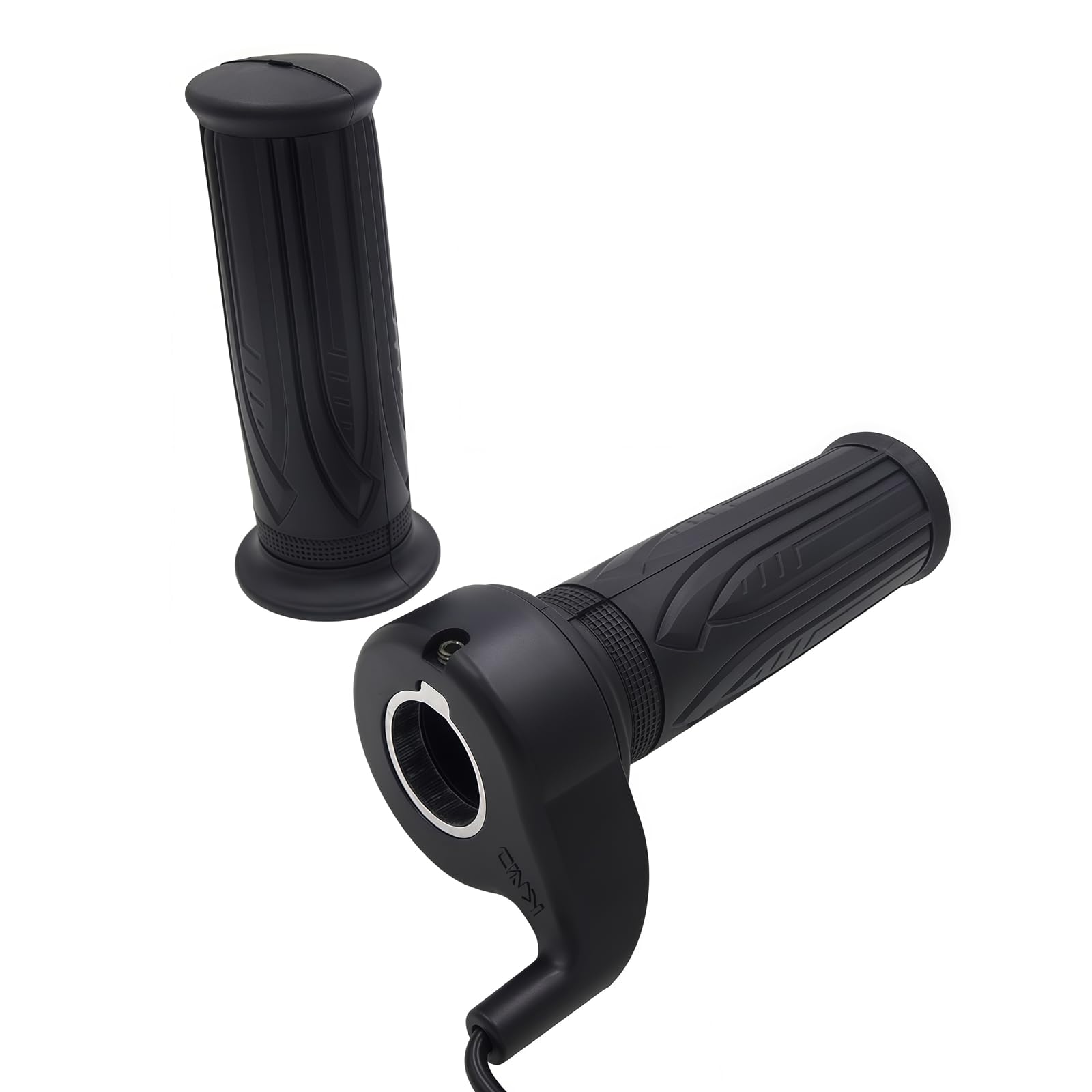 SEMIMO E-Bike 20X Full Twist Throttle Grip – 12V-72V Acceleratore per bici elettrica scooter moto per manubri da 22,2 mm con connettore impermeabile a 3 pin