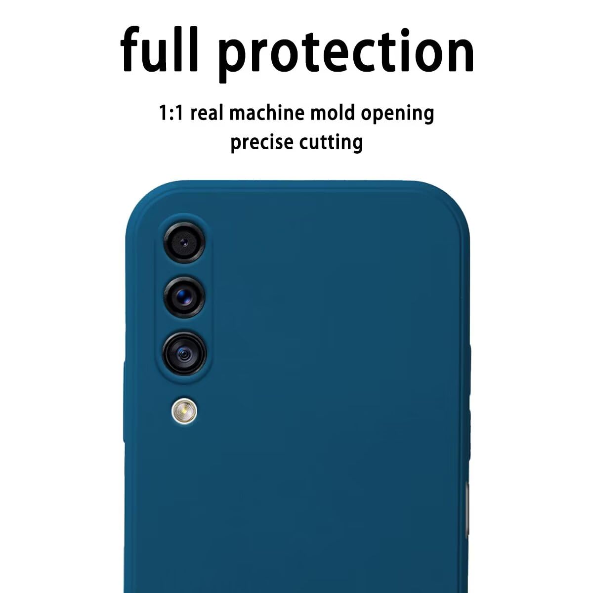 Topme Funda para Samsung Galaxy A30s / A50 / A50S (6.4" Inches) Carcasa Caja Case Estuche, Funda Protectora de Piel de Silicona TPU - Hierba púrpura - 3