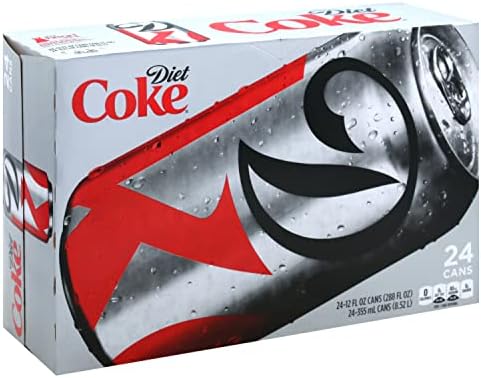 Diet Coke Cans | Sugar Free | Fizzy Drink | Great Coke Taste | Pack of 24