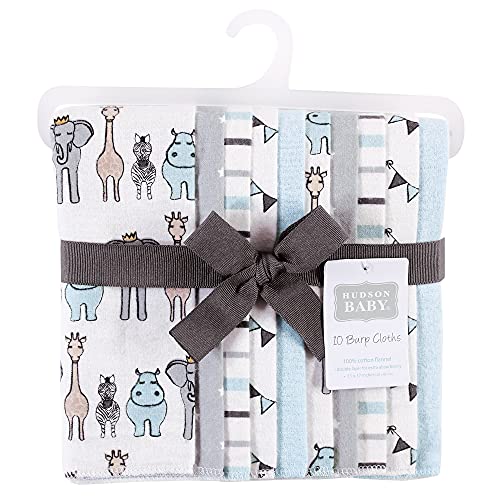 Image of Hudson Baby Baby Flannel Burp Cloths