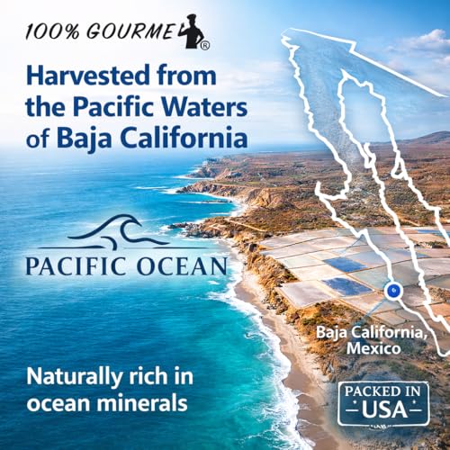 100 Gourmet Sal Marina Gruesa Baja California 12.17 oz miniatura 4