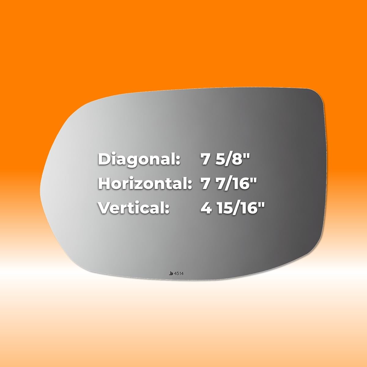 Amazon.com: Burco 4514 Flat Driver Side View Non-Heated Mirror
