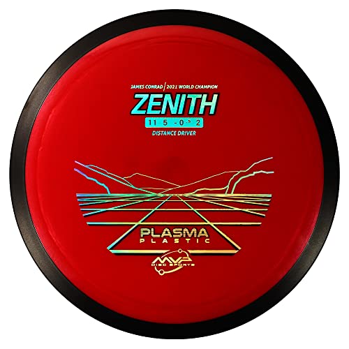 MVP Disc Sports Plasma Zenith James Conrad Edition Disc Golf Distance Driver (165-170g / Colors May Vary)