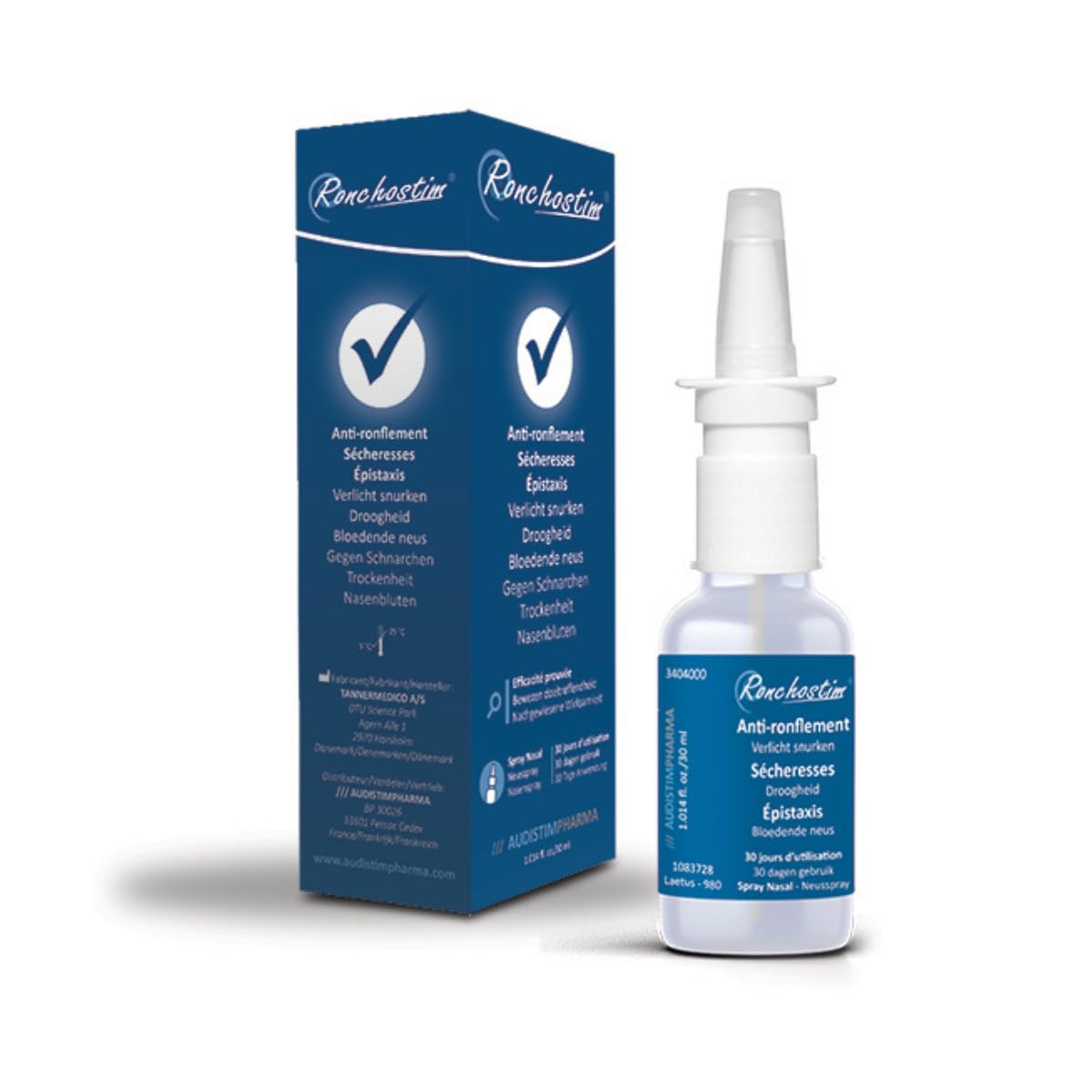 Audistim Pharma Ronchostim Spray Nasal Anti-Ronflement 30ml