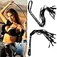 SM Bondage Flogger Erotik Leder Peitsche mit Feder Tickler Leder Hand Spanking Slapper Paddel Sex Spielzeug Zubehör für BDSM SM Erwachsene