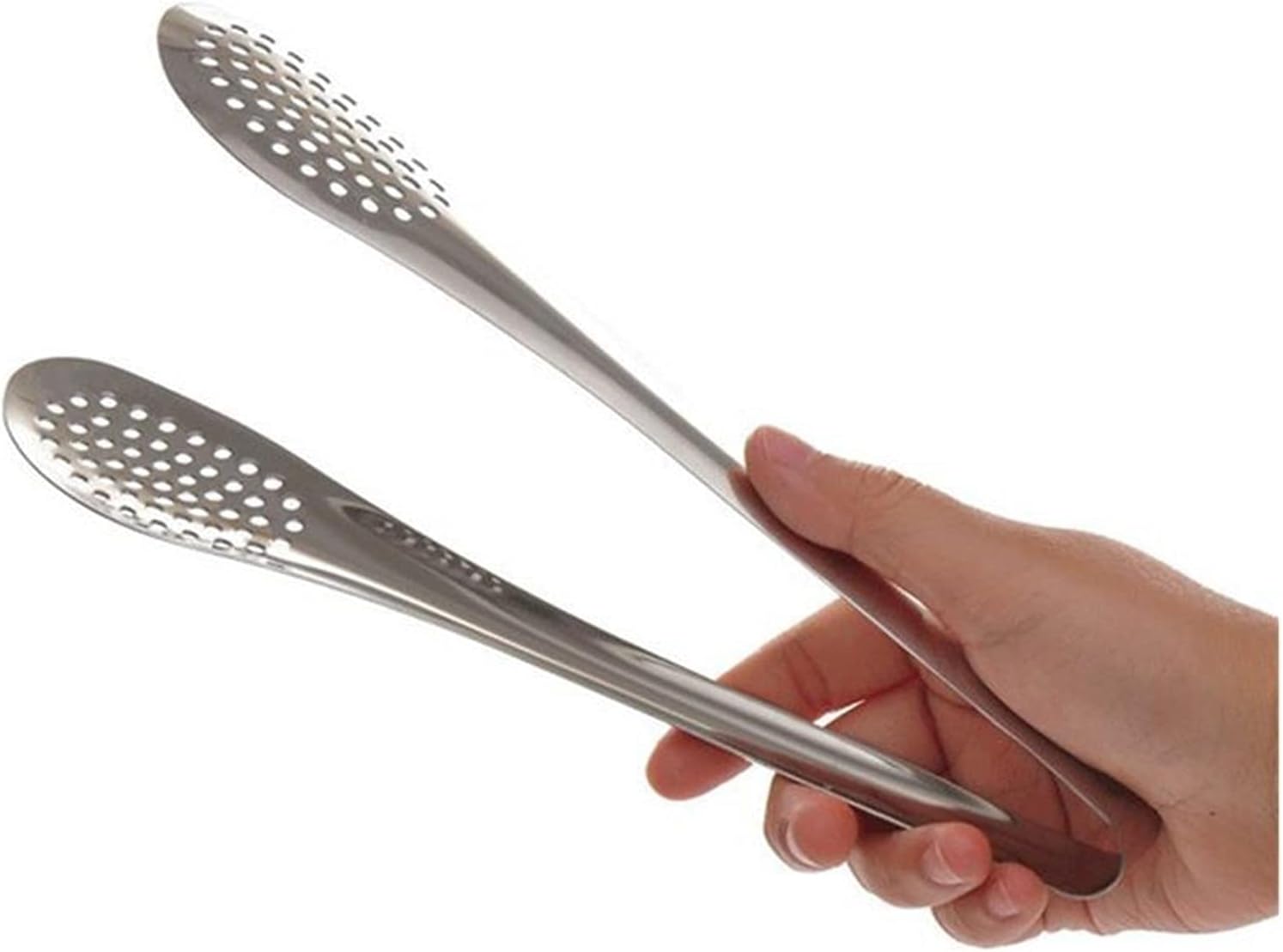 1pc Buffet Tongs- Stainless Steel Kitchen Tong Food Tongs Cooking Tools BBQ Tools Accessories (Color : 1pc, Size : 7 inch)